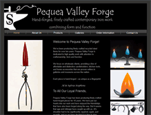 Tablet Screenshot of pequeavalleyforge.com